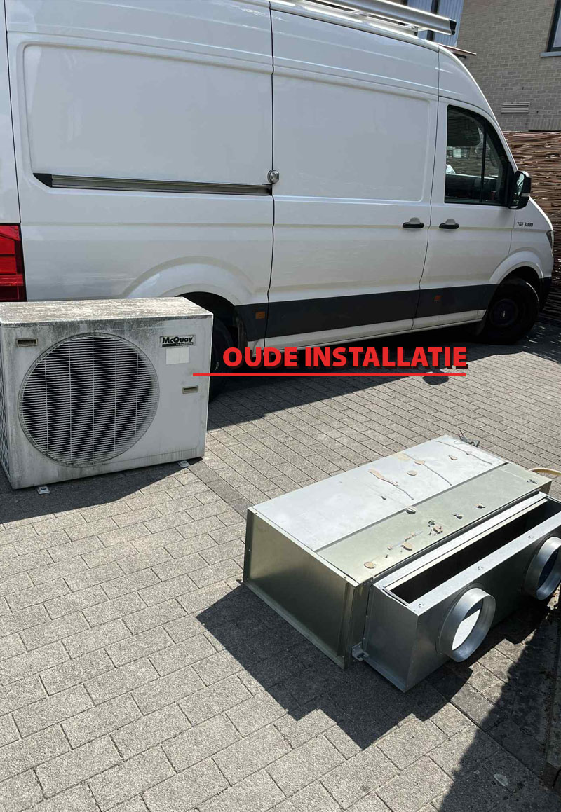Airco renovatie te Kortrijk, West-Vlaanderen
