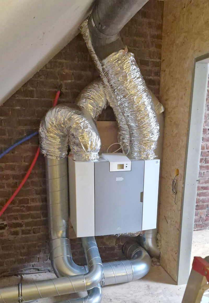 Ventilatie voor particulier te Wevelgem