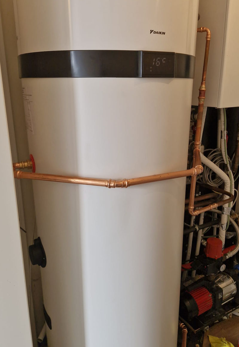 Vervangen boiler door warmtepompboiler te Wingene